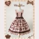 Heart Chocolate Sweet Lolita Style Dress JSK (CC01)